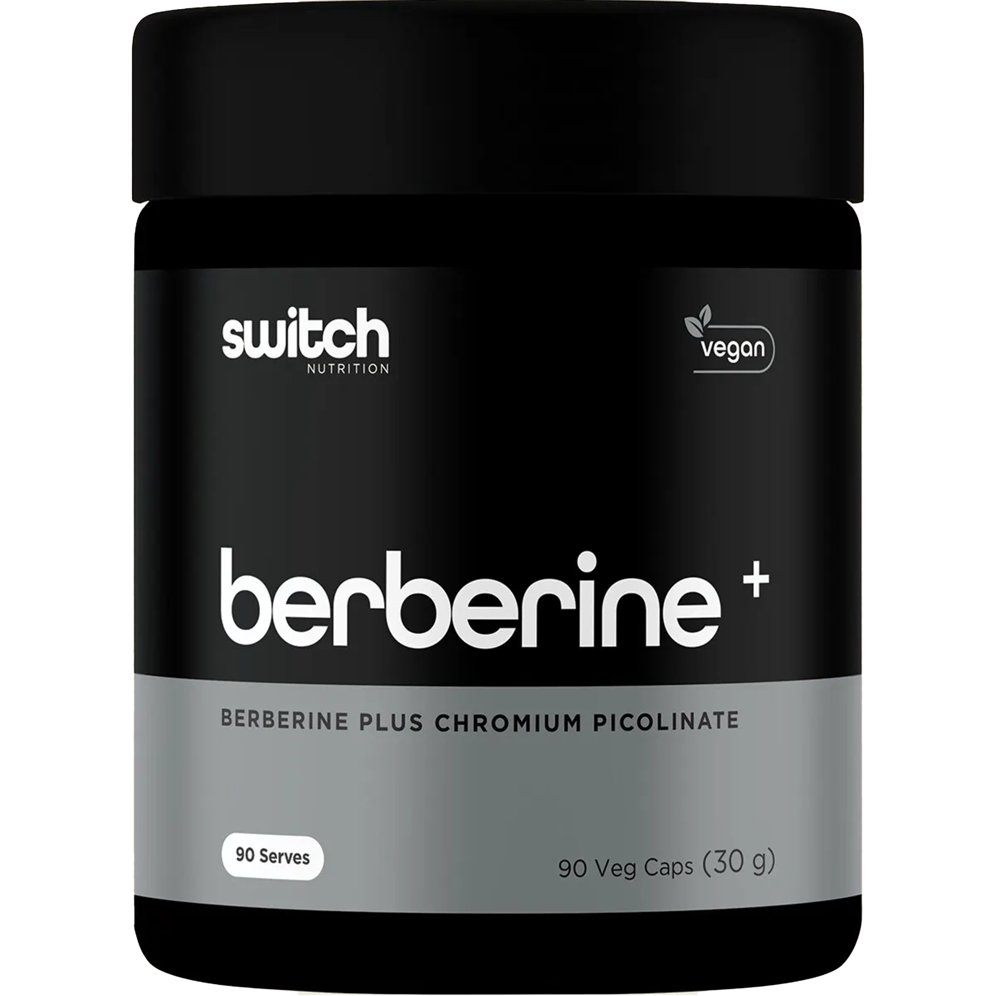 SWITCH NUTRITION BERBERINE+ PLUS CHROMIUM PICOLINATE (90 Caps)