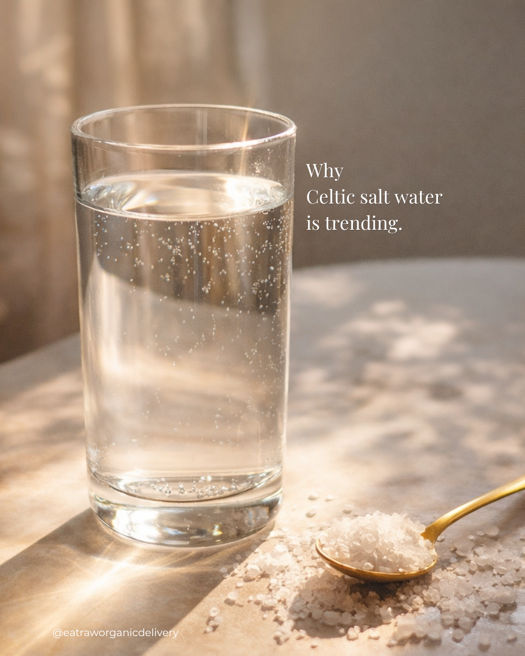 Celtic Sea Salt: Why People Are Adding It to Their Water