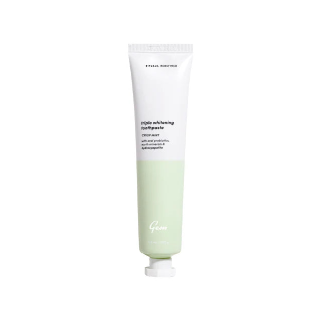 GEM TRIPLE WHITENING TOOTHPASTE CRISP MINT (100g)