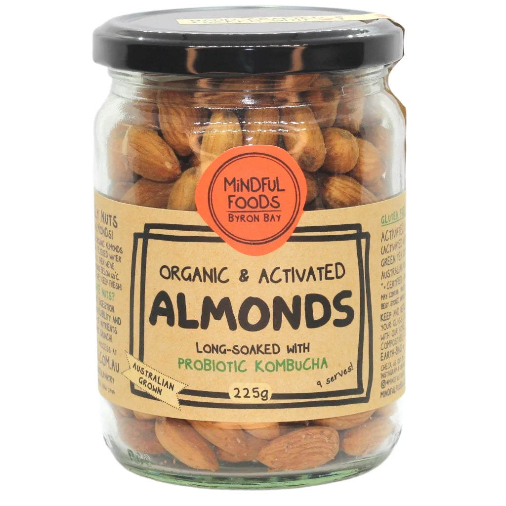 MINDFUL FOODS ORGANIC & ACTIVATED ALMONDS (225g)