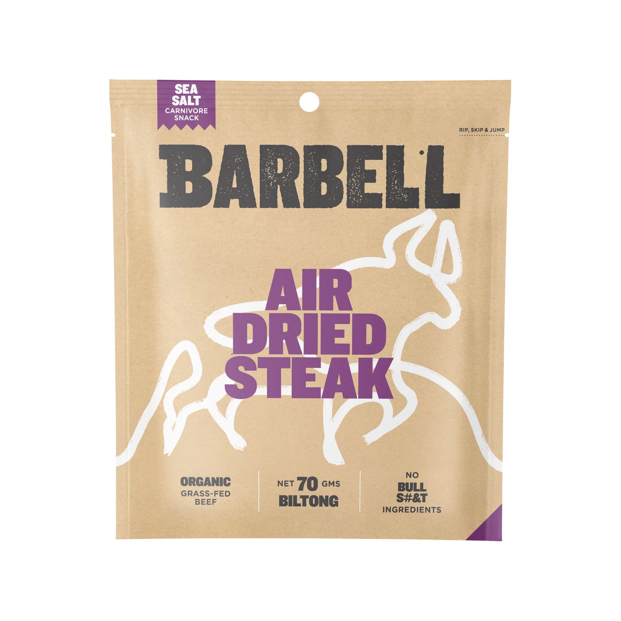 BARBELL BILTONG SEA SALT (70g)