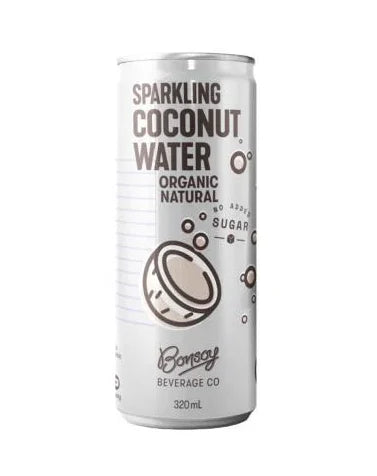 BONSOY ORGANIC SPARKLING COCONUT WATER NATURAL (320ml)