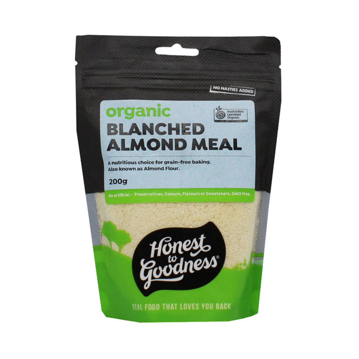 HONEST TO GOODNESS ORGANIC BLANCHED ALMOND MEAL (200g)