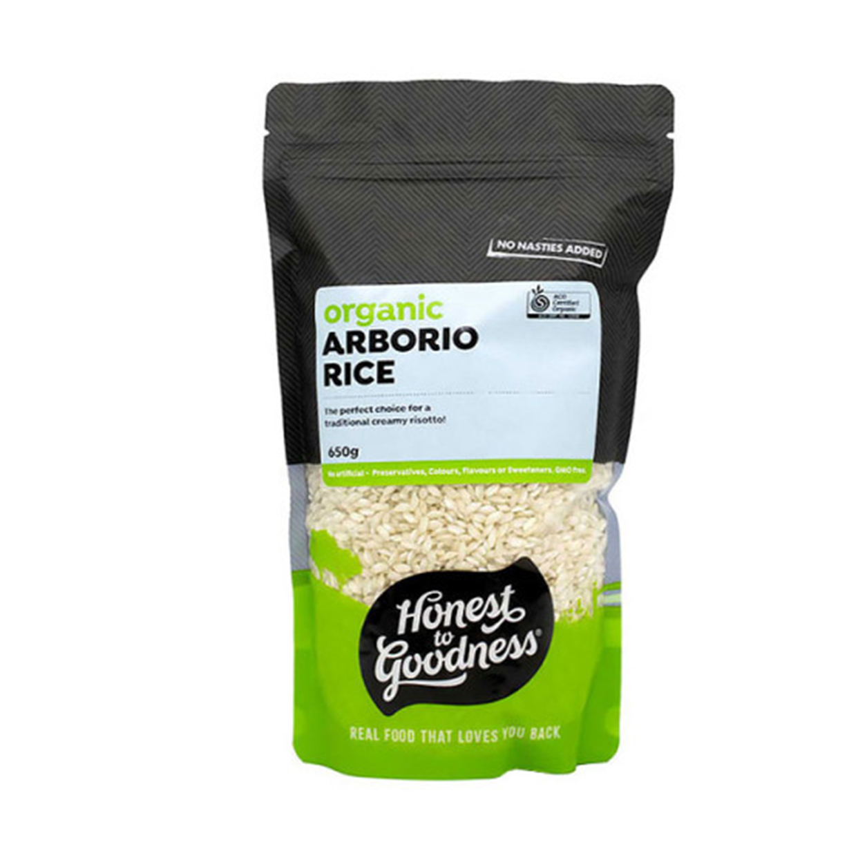HONEST TO GOODNESS ORGANIC ARBORIO RICE (650g)