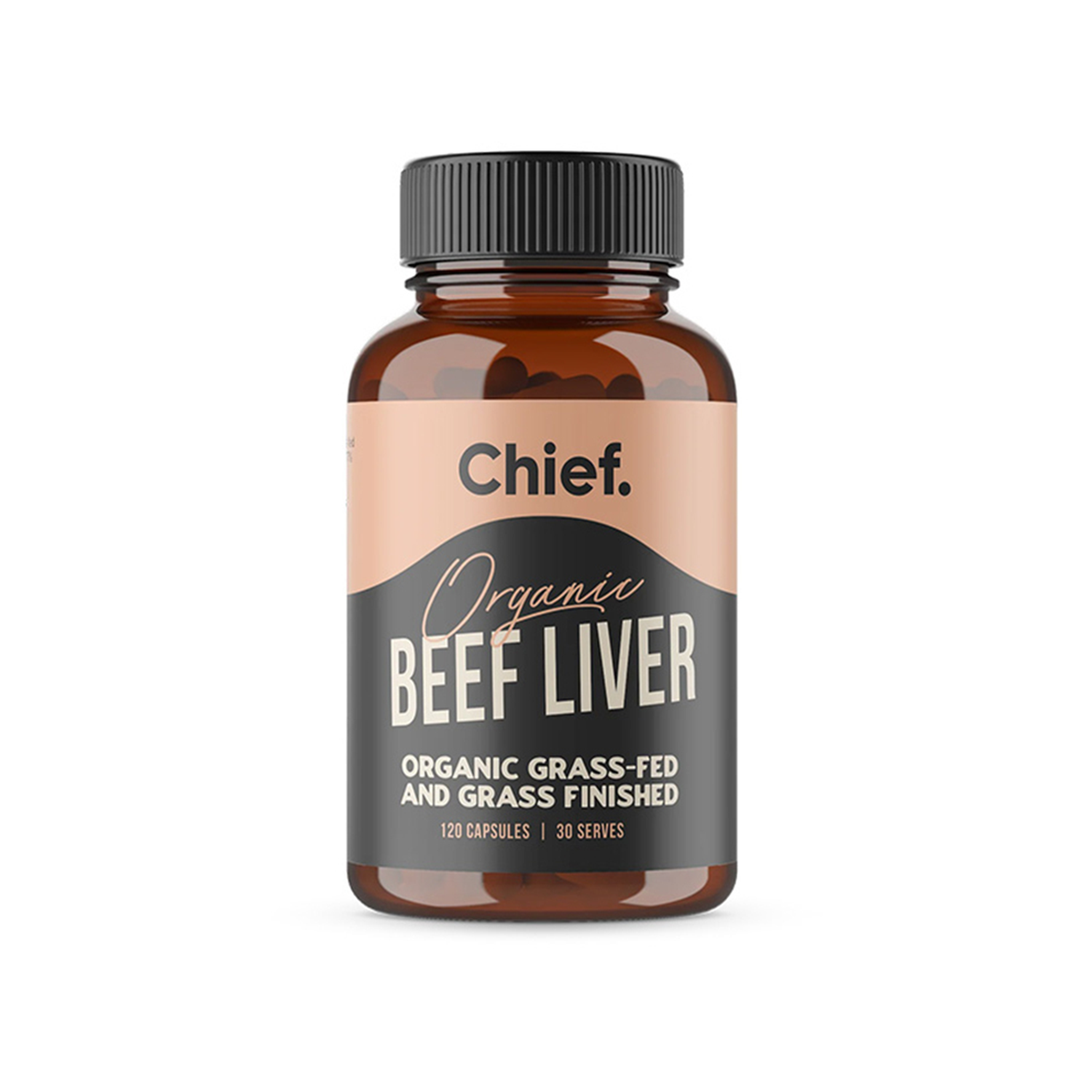CHIEF ORGANIC BEEF LIVER (120 CAPSULES)
