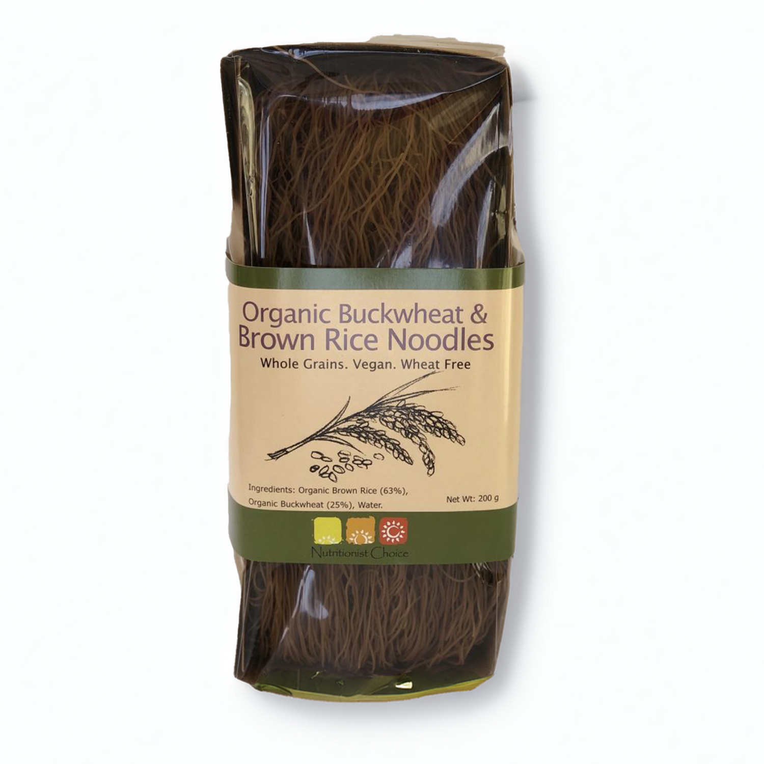 NUTRITIONIST CHOICE NOODLES BUCKWHEAT & BROWN RICE (200g)