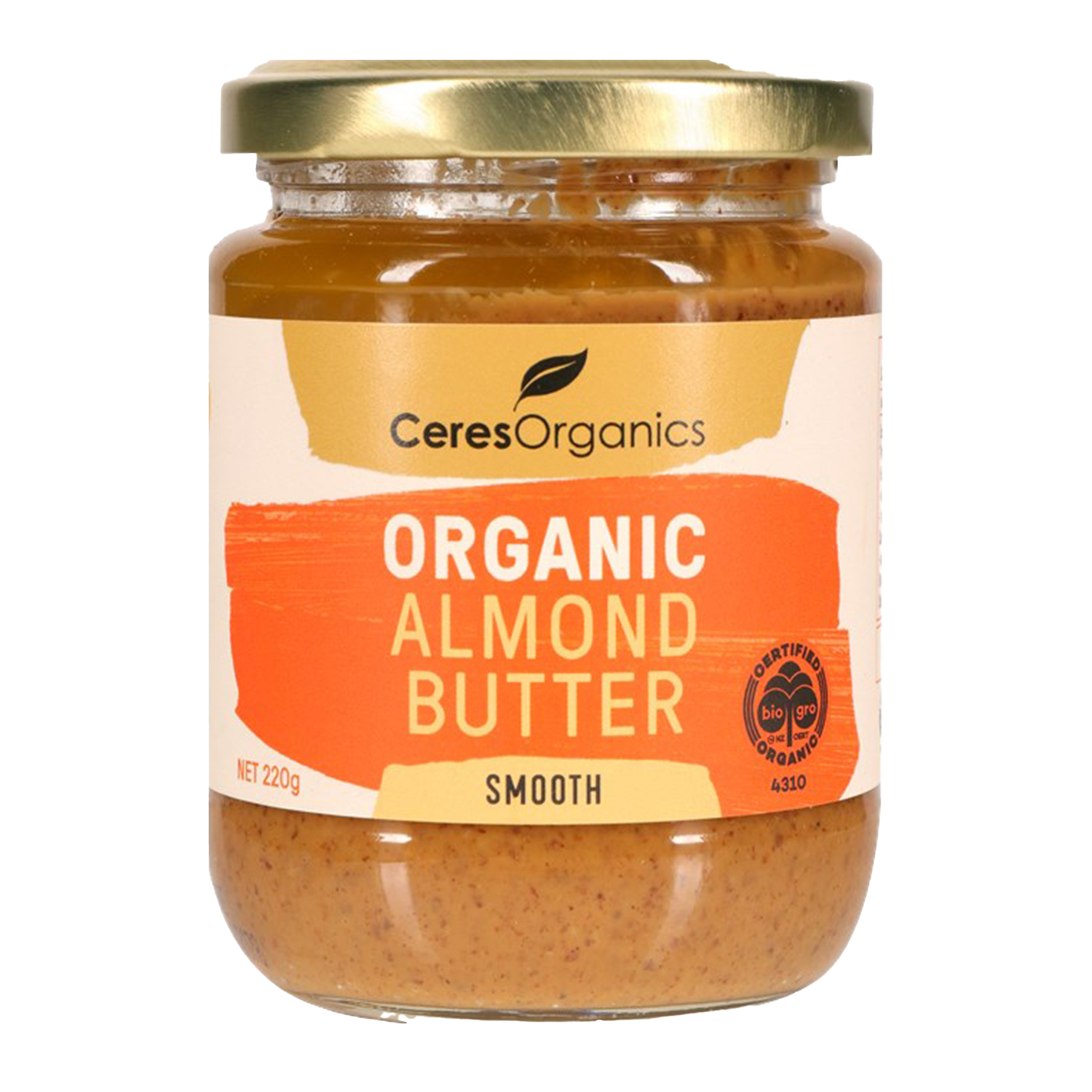 CERES ORGANICS ORGANIC ALMOND BUTTER SMOOTH (220g)