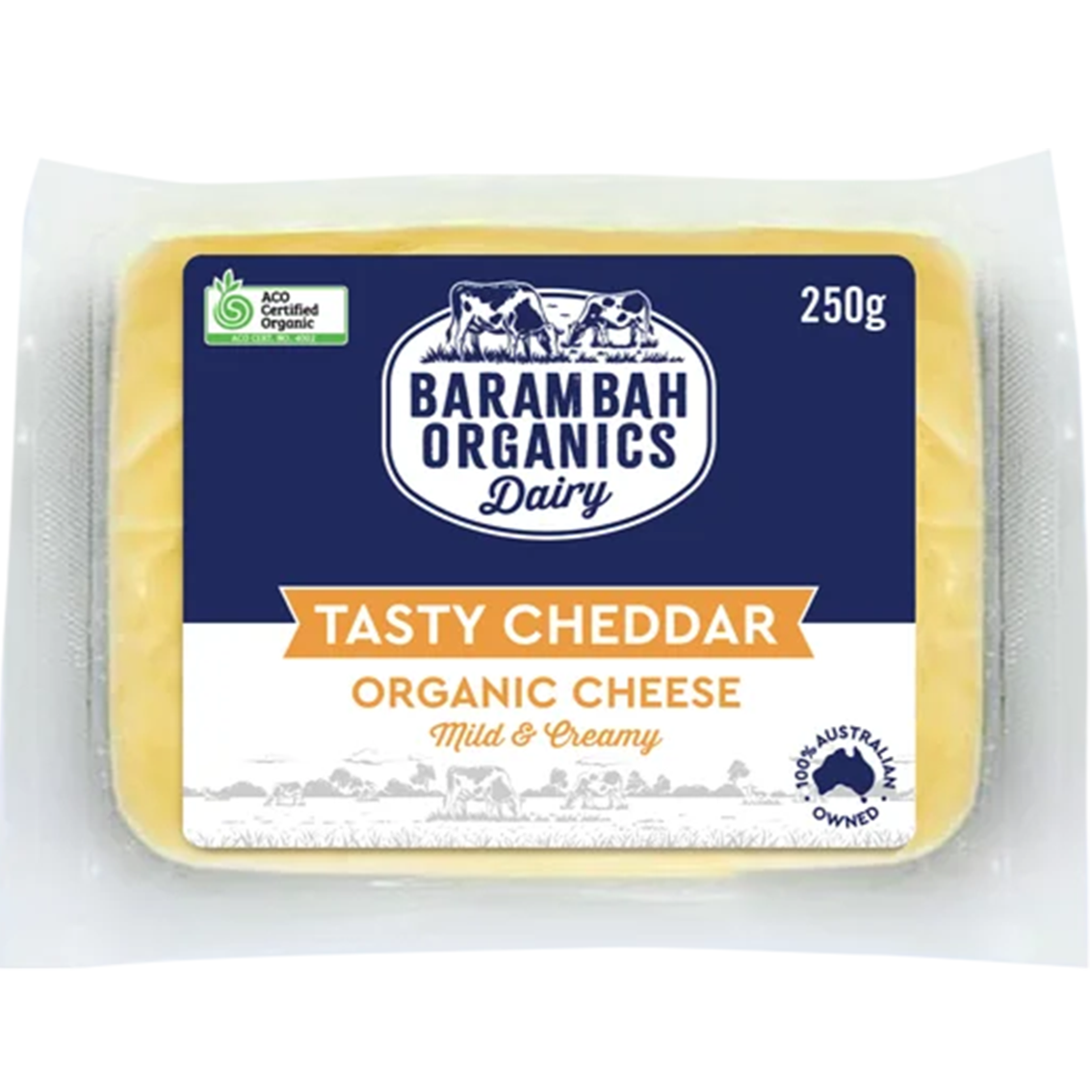 BARAMBAH ORGANICS TASTY CHEDDAR BLOCK (224g)