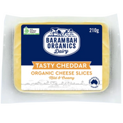 BARAMBAH ORGANICS TASTY CHEDDAR SLICED (210g)