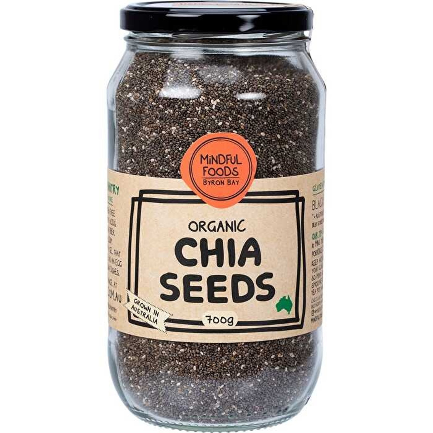 MINDFUL FOODS ORGANIC CHIA SEEDS (700g)