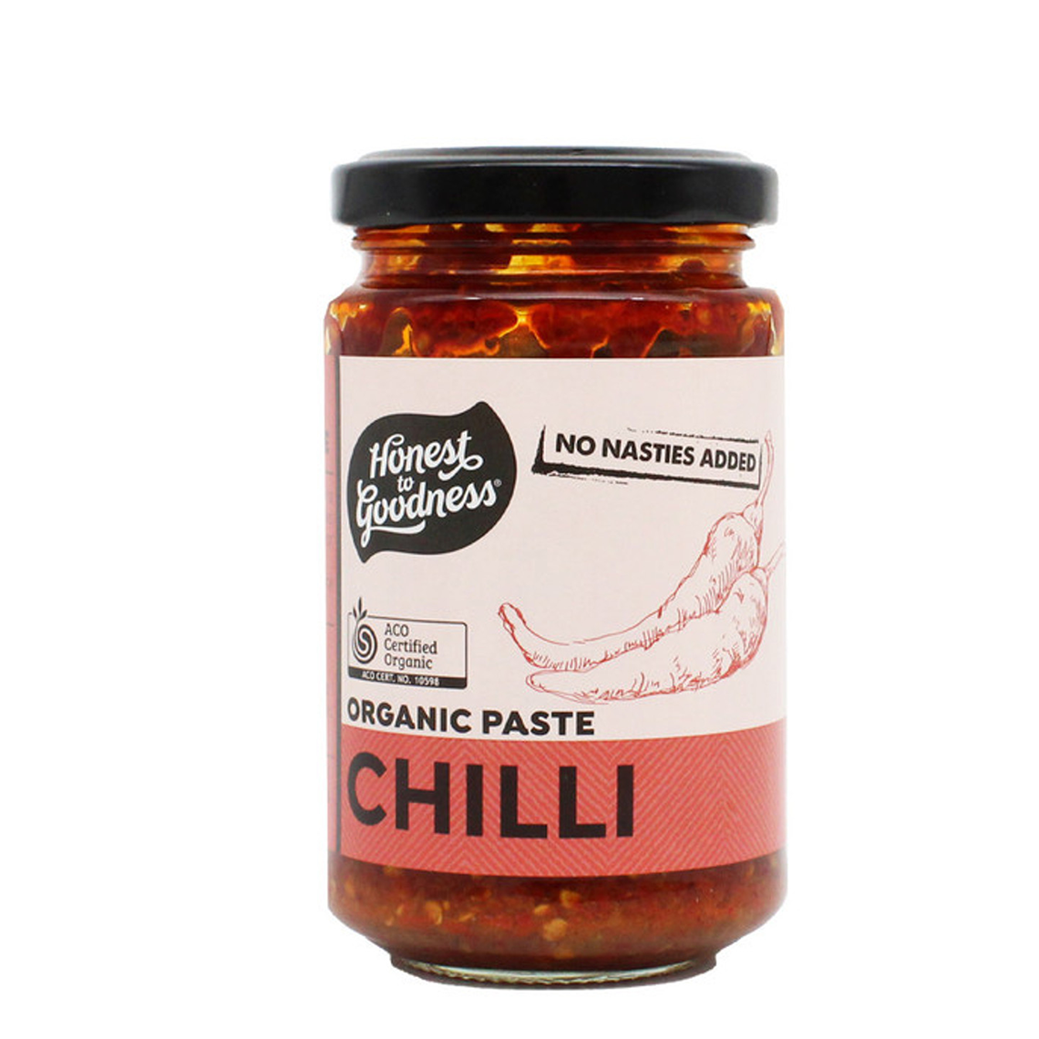 HONEST TO GOODNESS ORGANIC CHILLI PASTE (200g)