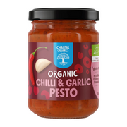 CHANTAL ORGANICS CHILLI GARLIC PESTO (130g)