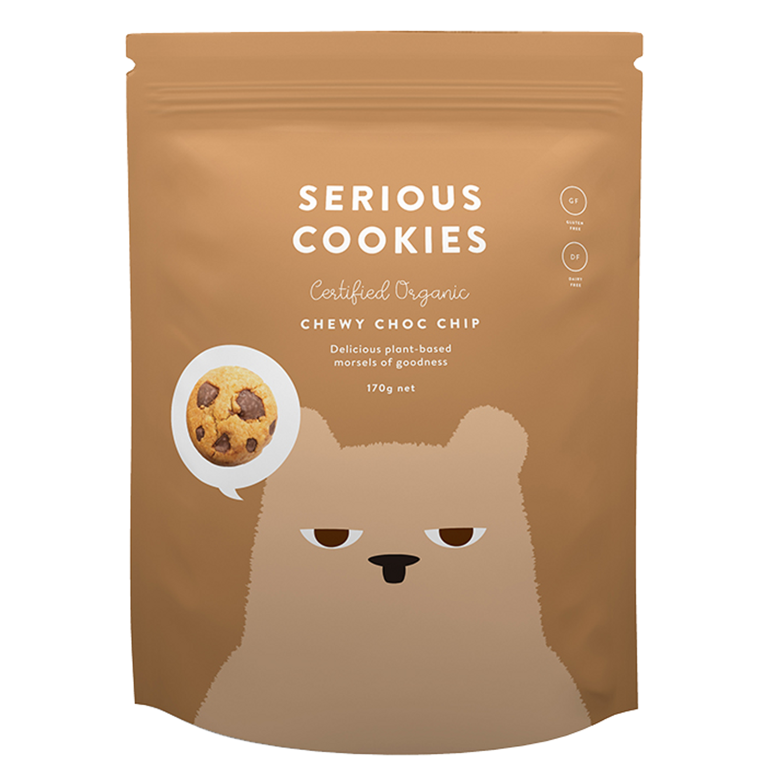 SERIOUS FOOD CO. CHEWY CHOC CHIP COOKIES (170g)