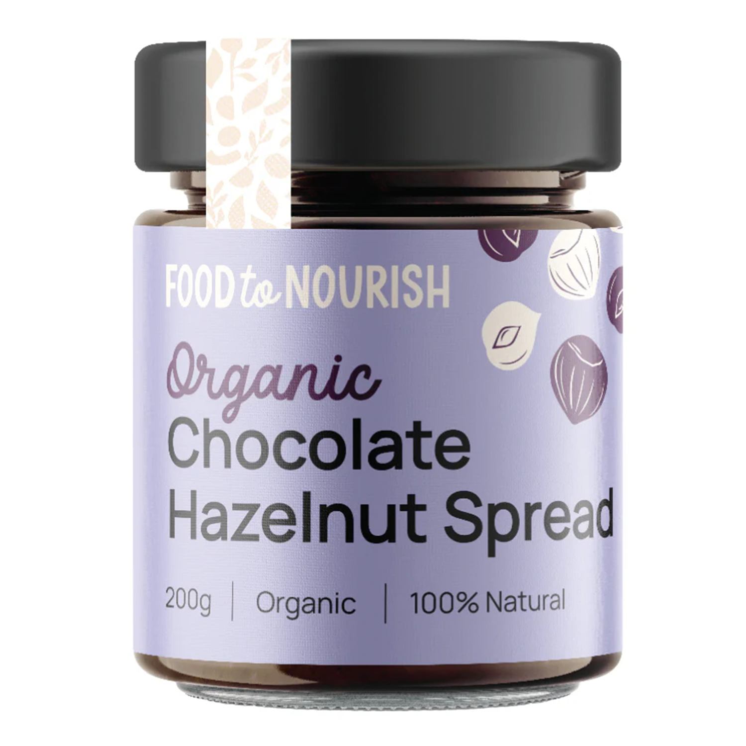 FOOD TO NOURISH ORGANIC CHOCOLATE HAZELNUT SPREAD (200g)