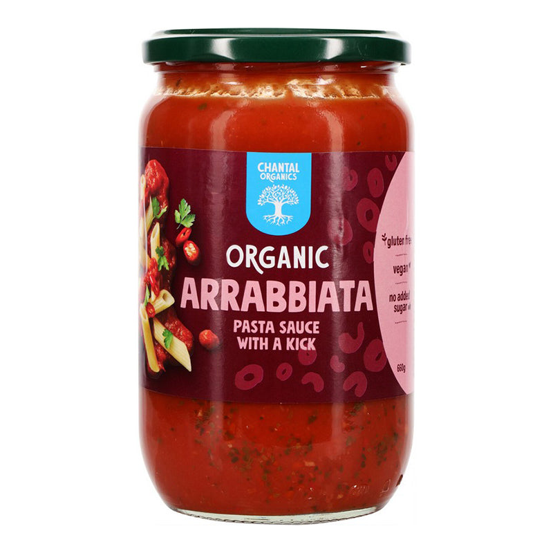 CHANTAL ORGANICS ARRABBIATA PASTA SAUCE (660g)