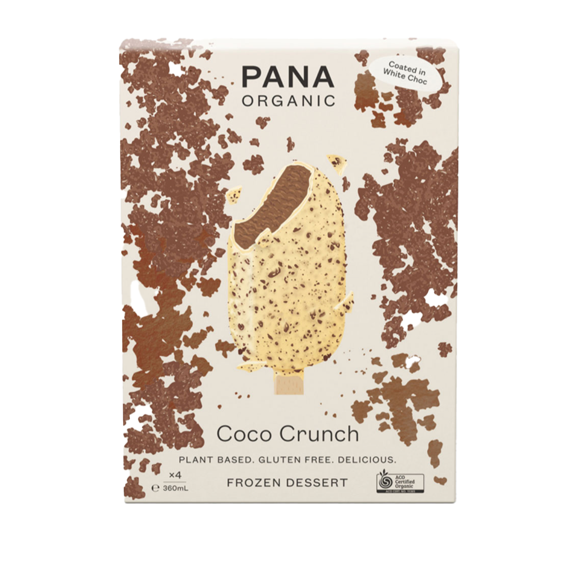 PANA ORGANIC FROZEN DESSERTS COCO CRUNCH STICKS (4PK)