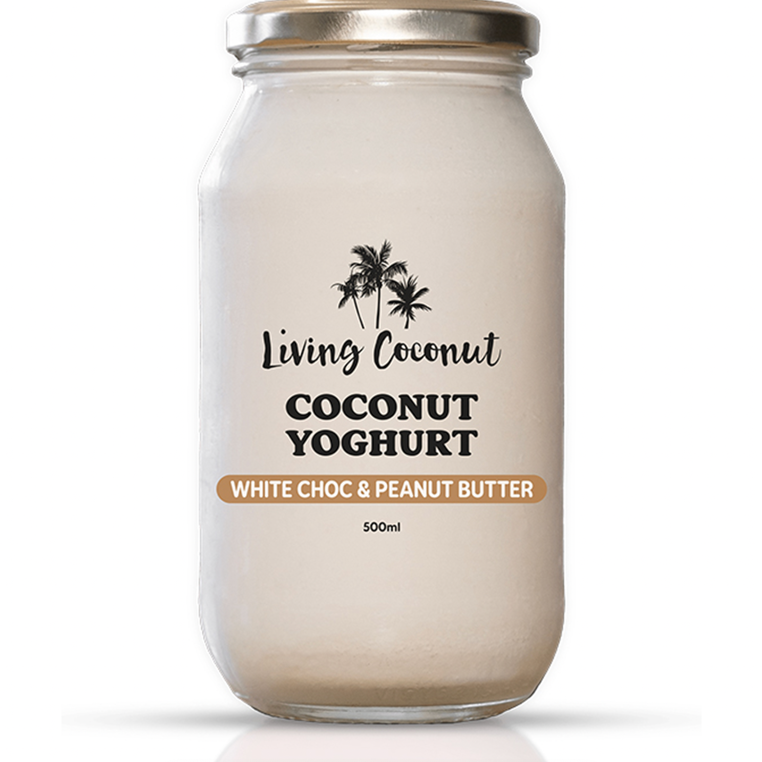 LIVING COCONUT YOGHURT WHITE CHOC PEANUT BUTTER (500ml)