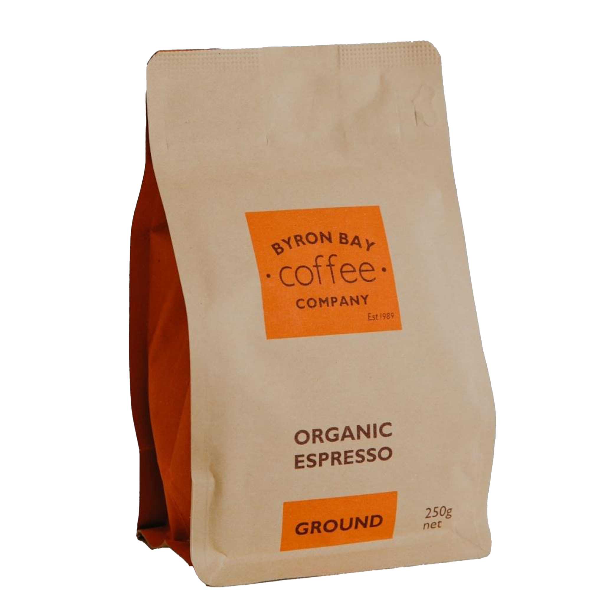 BYRON BAY COFFEE CO. ORGANIC ESPRESSO GROUND (250g)
