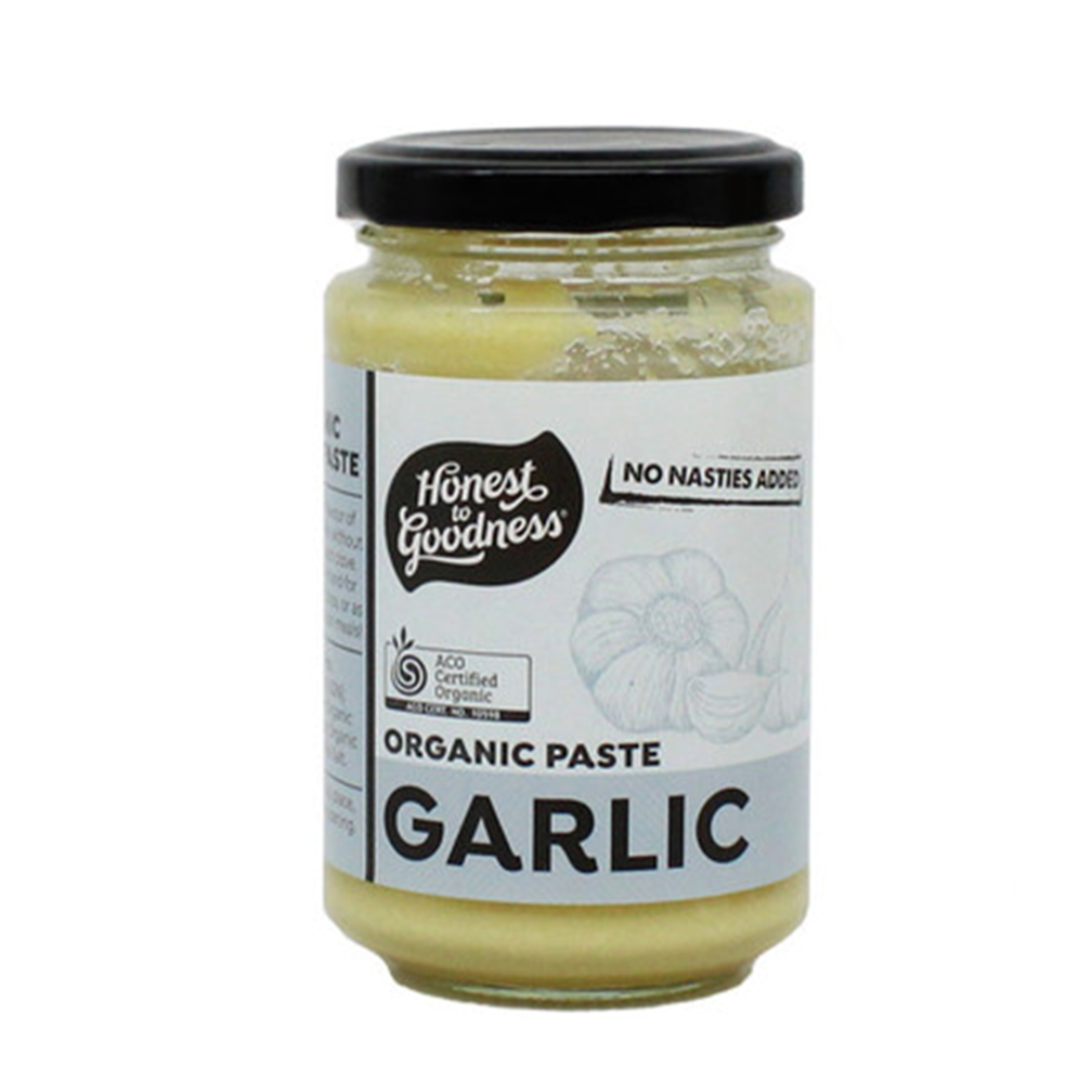 HONEST TO GOODNESS ORGANIC GARLIC PASTE (200g)