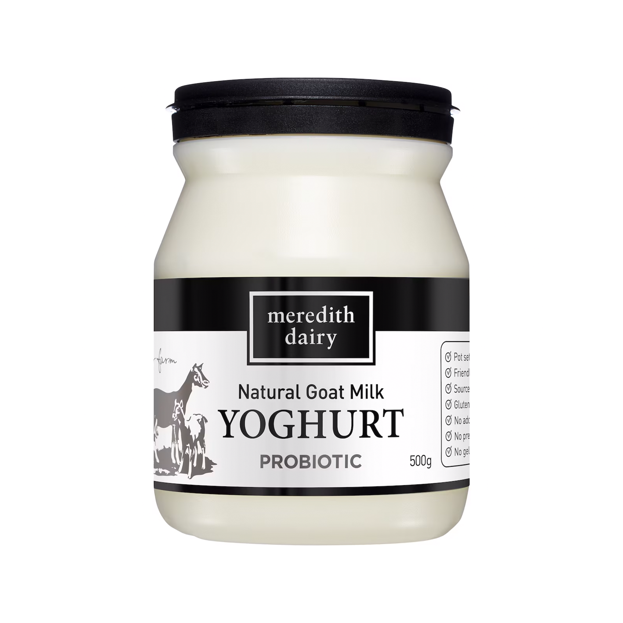MEREDITH DAIRY NATURAL GOAT MILK YOGHURT (500g)