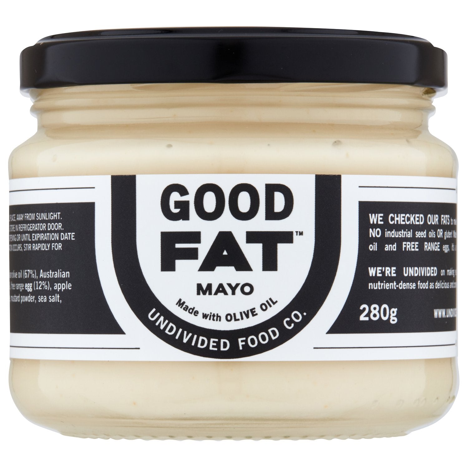 UNDIVIDED FOOD CO GOOD FAT MAYO (280g)