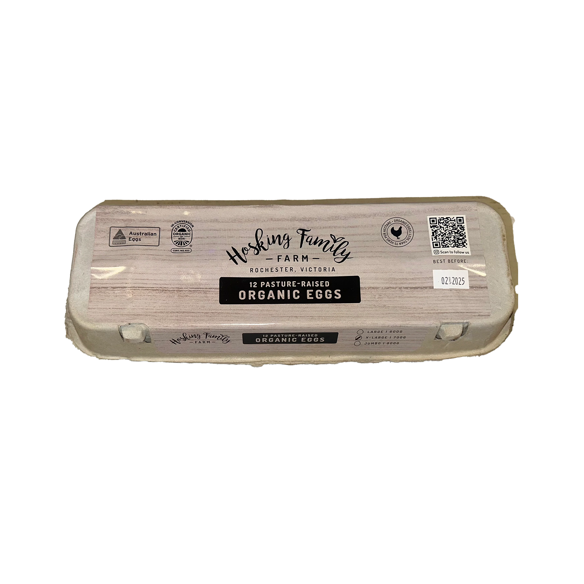 HOSKING FAMILY ORGANIC EGGS (700g)