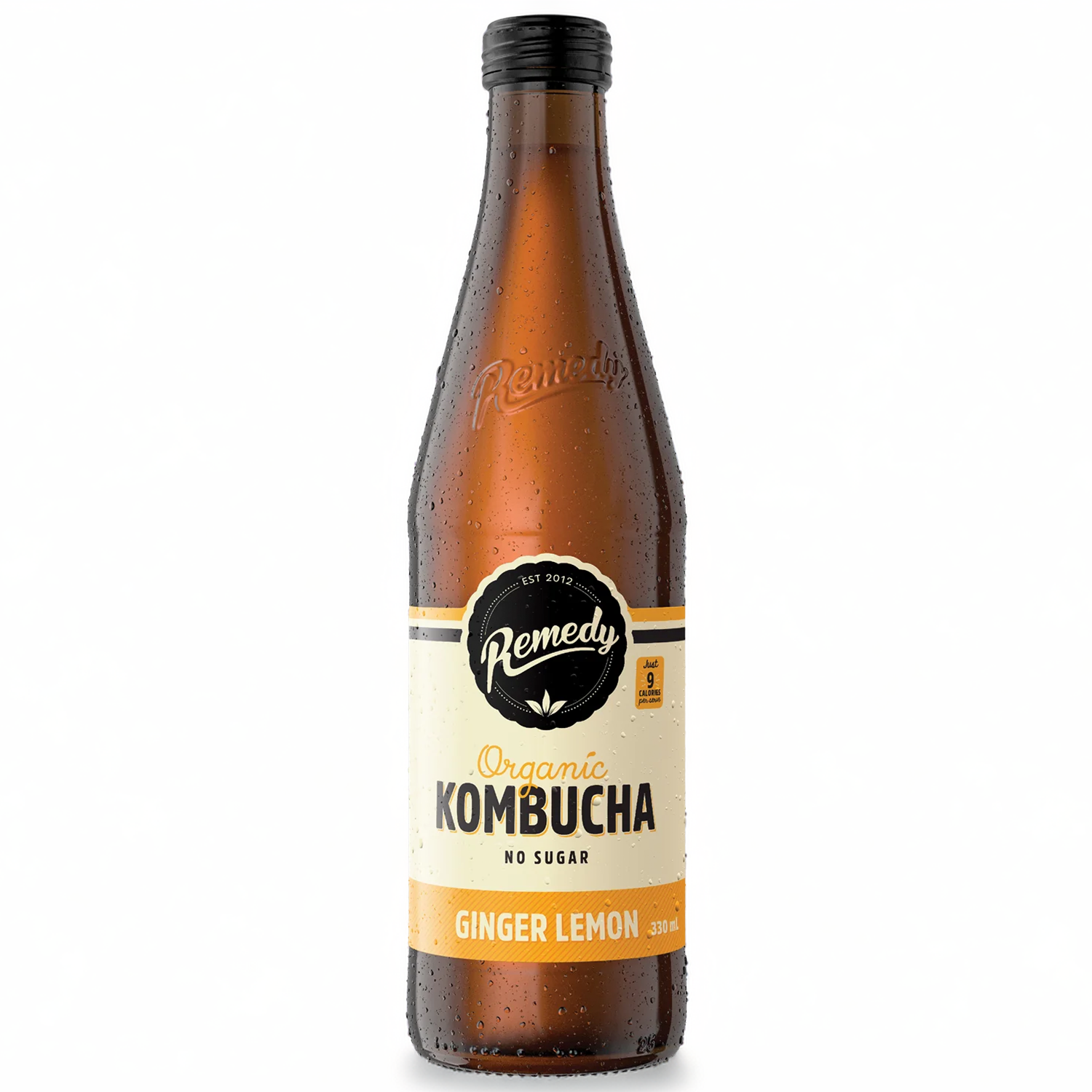 REMEDY KOMBUCHA GINGER LEMON (330ml)