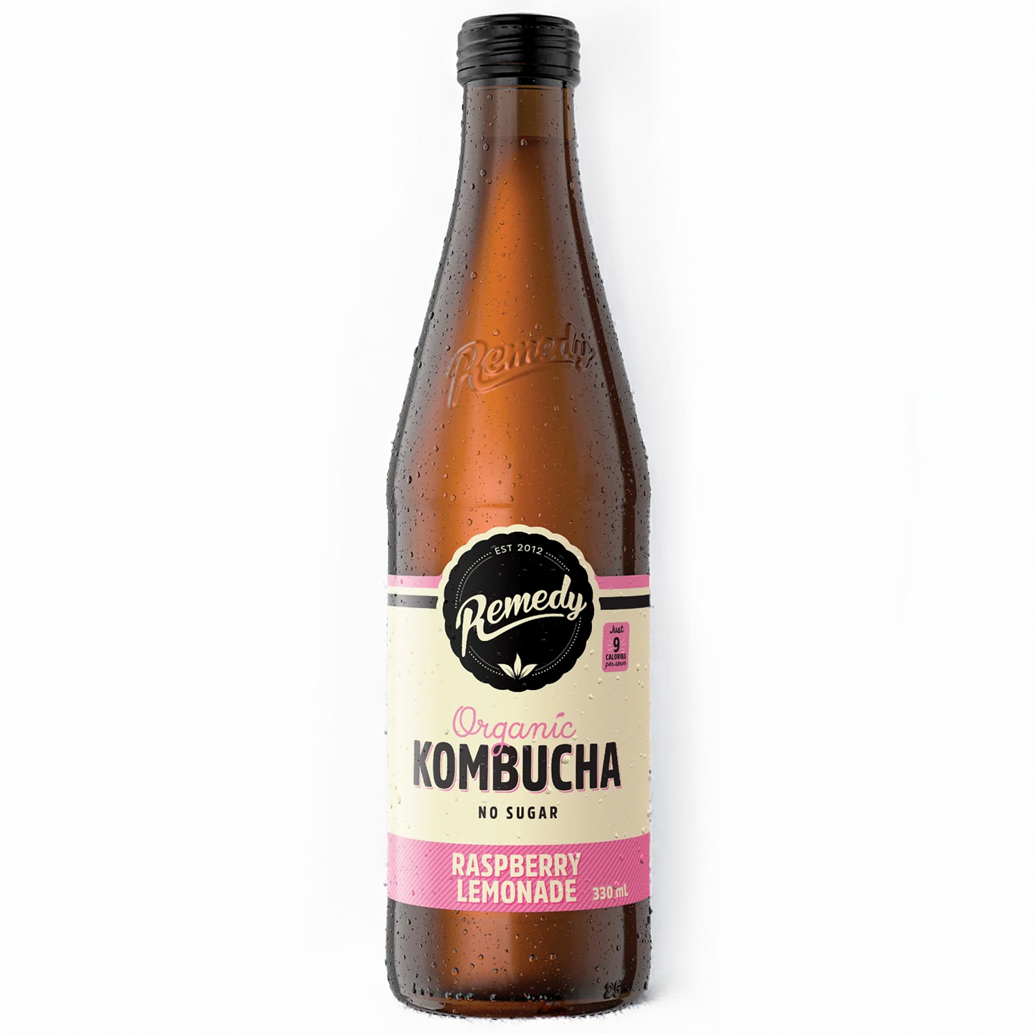 REMEDY KOMBUCHA RASPBERRY LEMONADE (330ml)