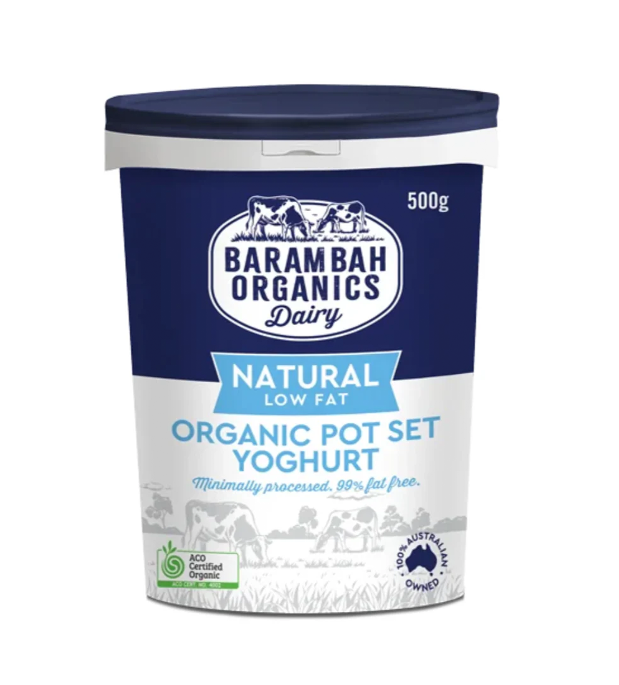 BARAMBAH ORGANICS LOW-FAT YOGHURT (500g)