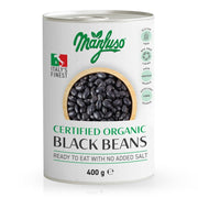 MANFUSO ORGANIC BLACK BEANS (400g)