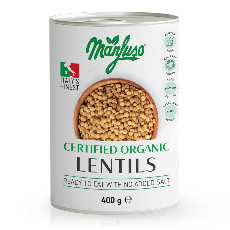 MANFUSO ORGANIC LENTILS (400g)