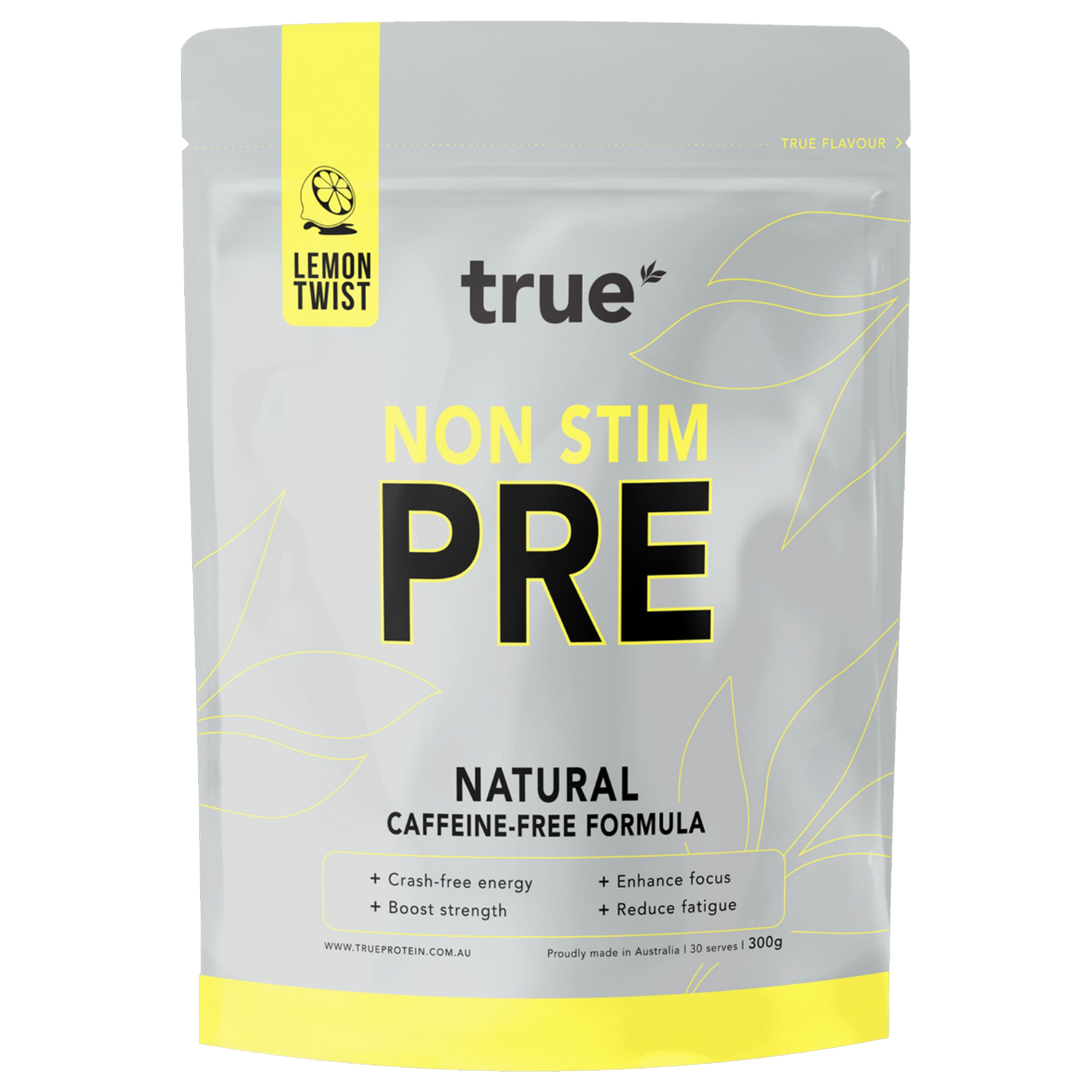 TRUE PROTEIN NON STIM PRE LEMON TWIST (300g)