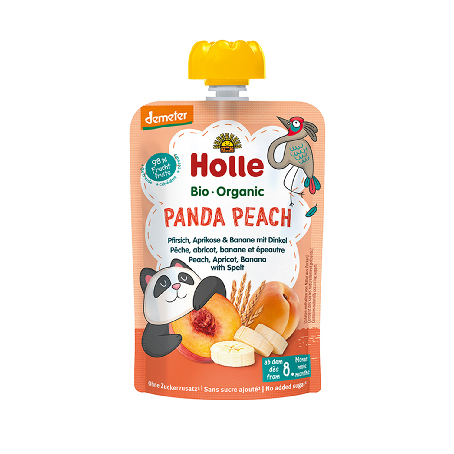 HOLLE ORGANIC PANDA PEACH (100g)