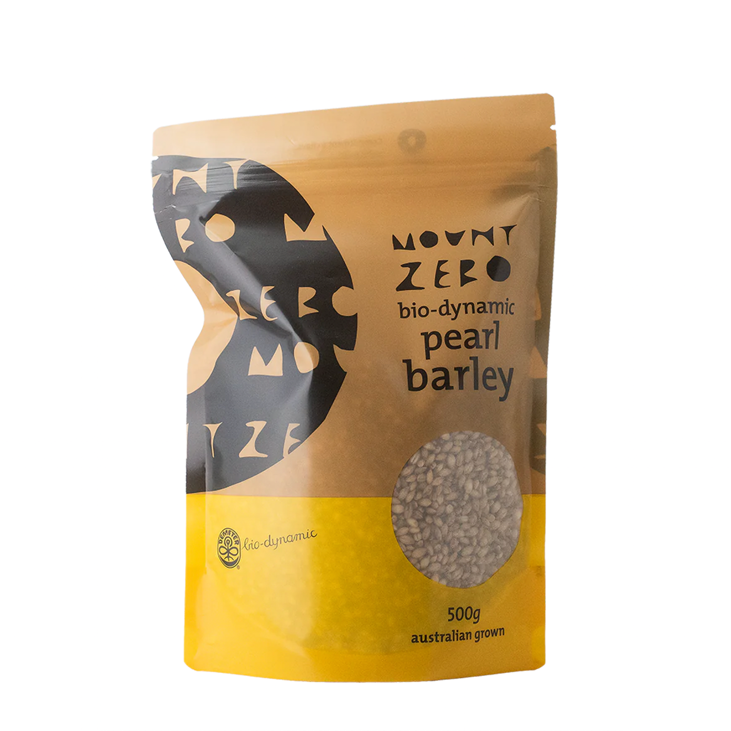 MOUNT ZERO ORGANIC BIODYNAMIC PEARL BARLEY (500g)