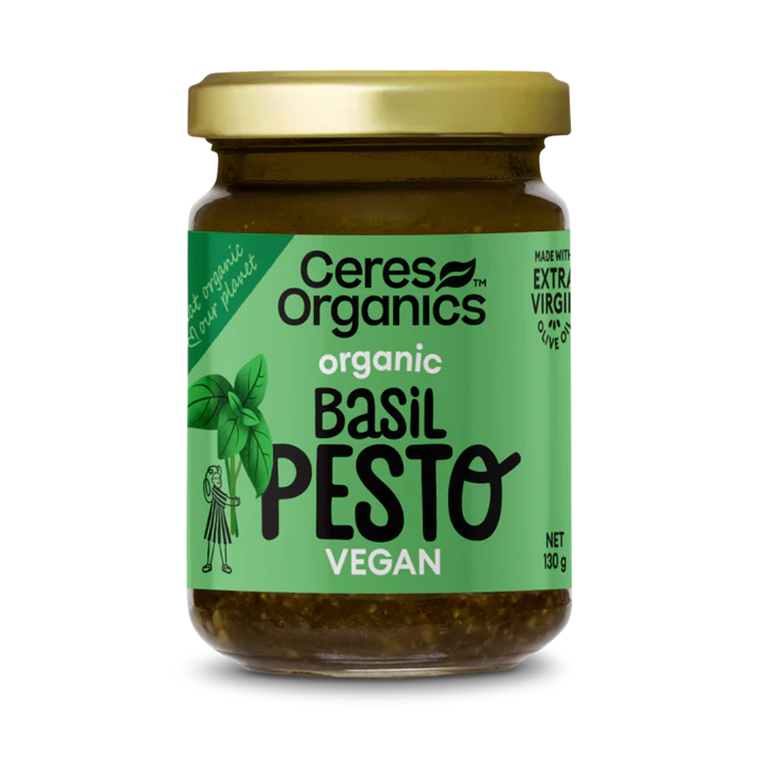 CERES ORGANICS ORGANIC BASIL PESTO (130g)