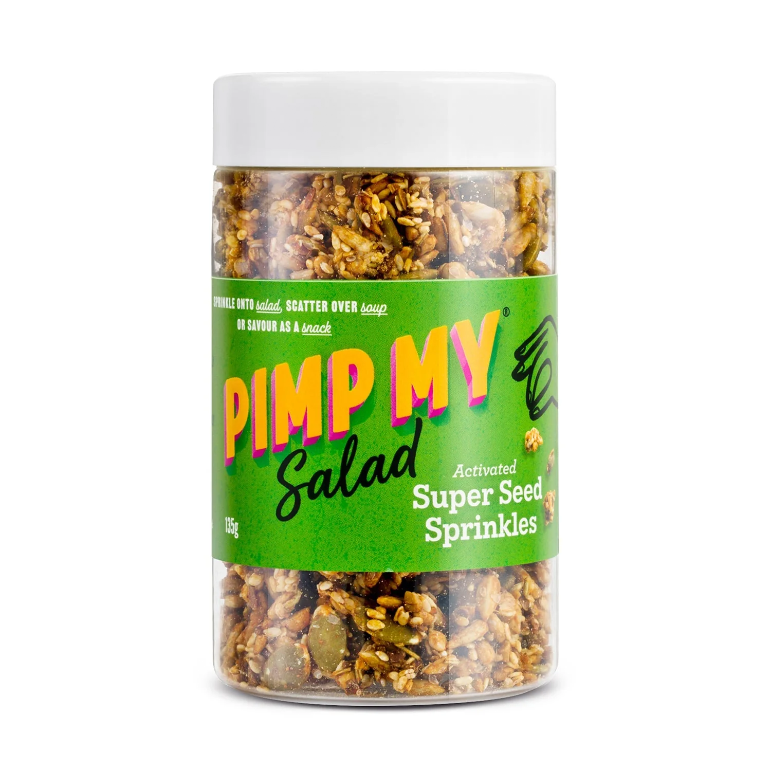 PIMP MY SALAD ACTIVATED SUPER SEED SPRINKLES (135g)