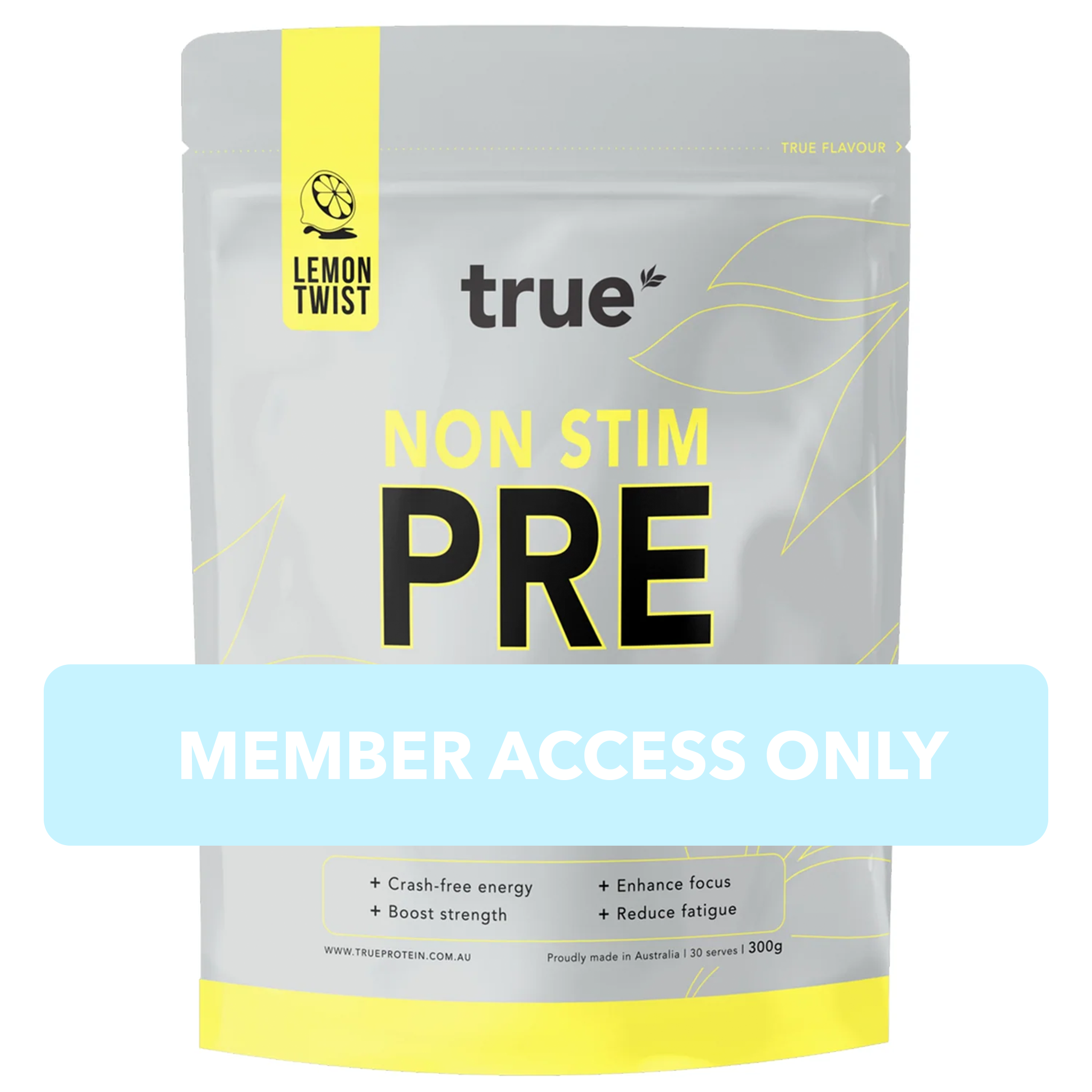 TRUE PROTEIN NON STIM PRE LEMON TWIST (300g)