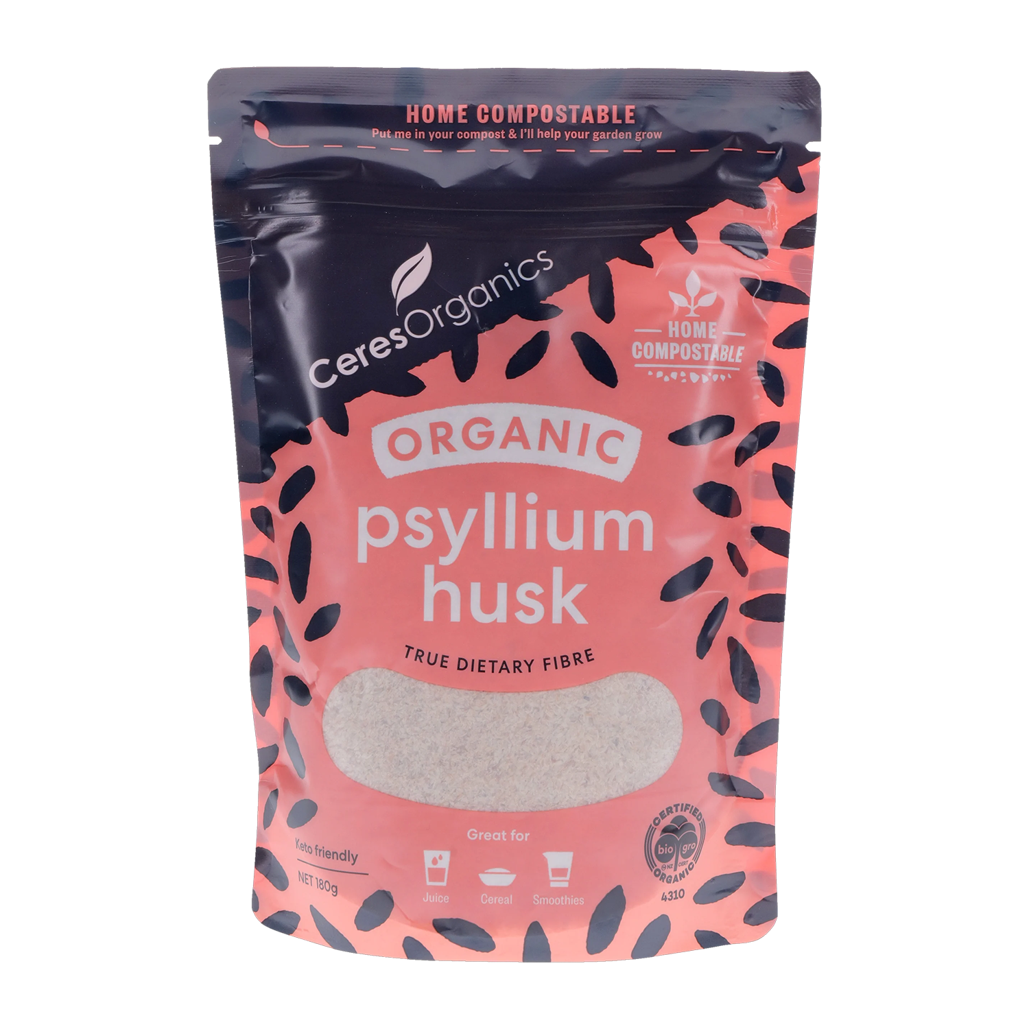 CERES ORGANICS ORGANIC PSYLLIUM HUSK (180g)