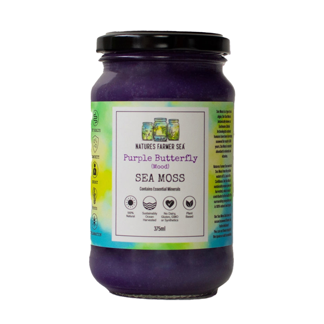 NATURESFARMERSEA PURPLE BUTTERFLY SEA MOSS GEL (375ml)