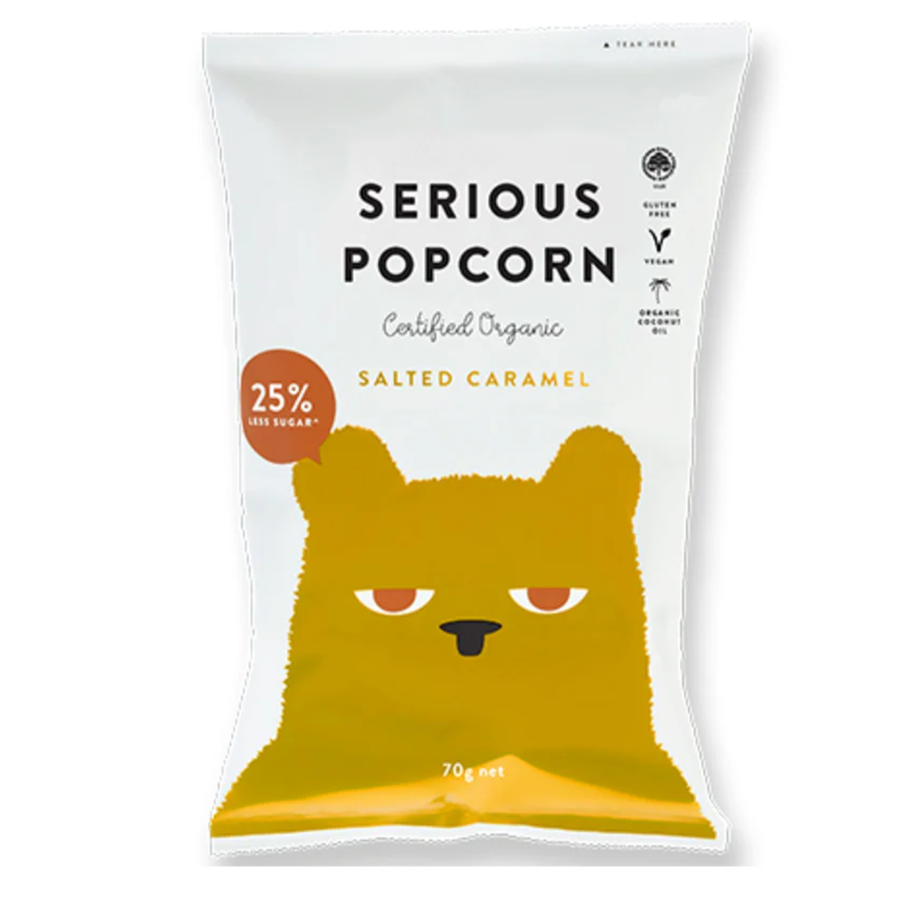 SERIOUS FOOD CO. SALTED CARAMEL POPCORN (70g)