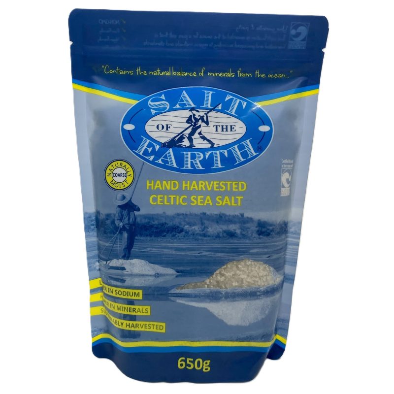SALT OF THE EARTH CELTIC SEA SALT COARSE (650g)