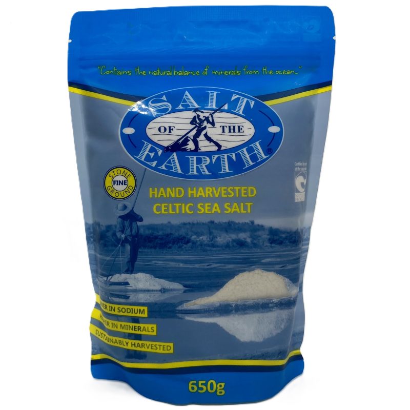 SALT OF THE EARTH CELTIC SEA SALT FINE (650g)