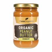 CERES ORGANICS ORGANIC PEANUT BUTTER CRUNCHY (300g)