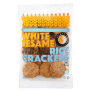 SPIRAL FOODS WHITE SESAME BROWN RICE CRACKERS (75g)