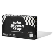 WHO GIVES A CRAP PREMIUM BAMBOO TOILET PAPER (6PACK)