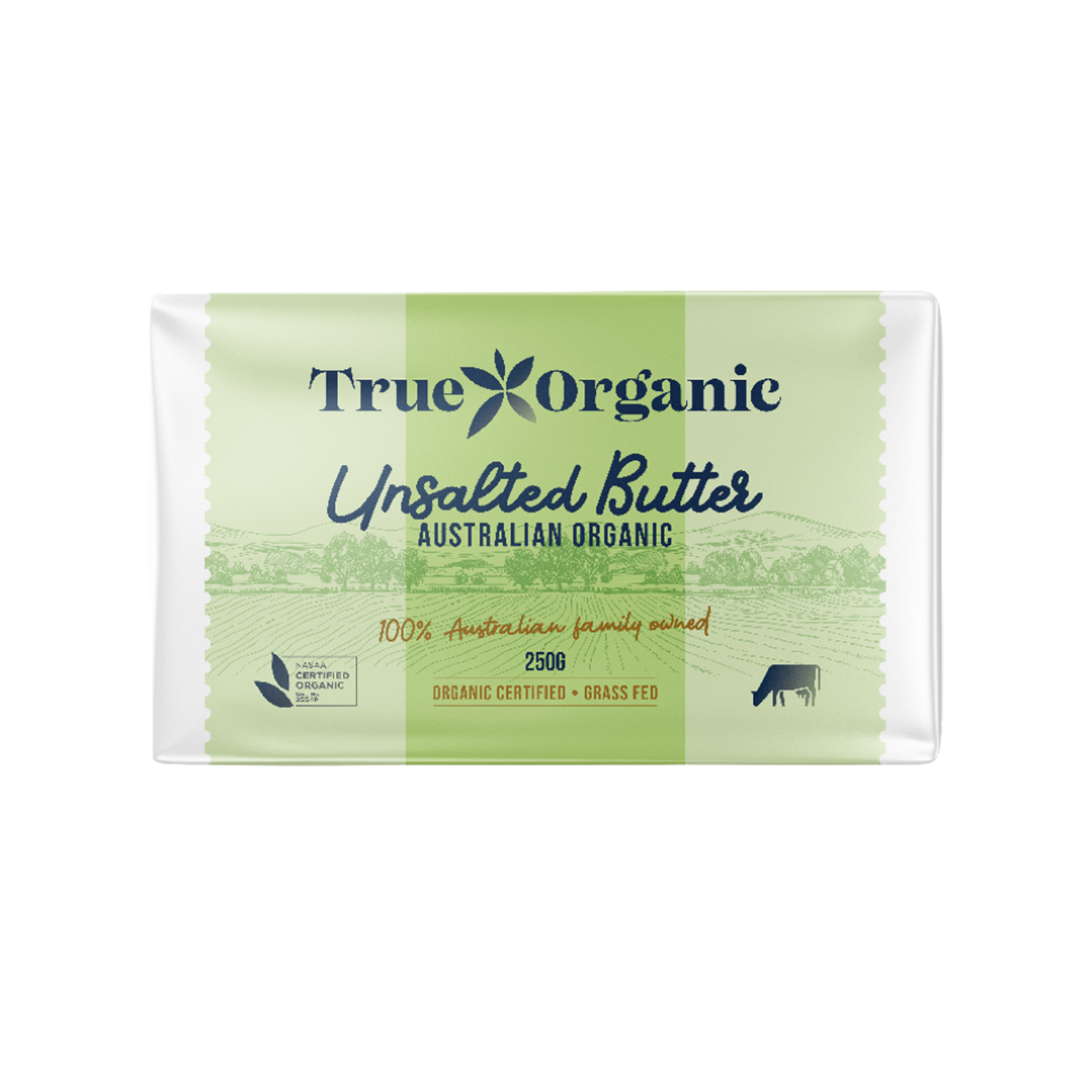 TRUE ORGANIC UNSALTED BUTTER (250g)