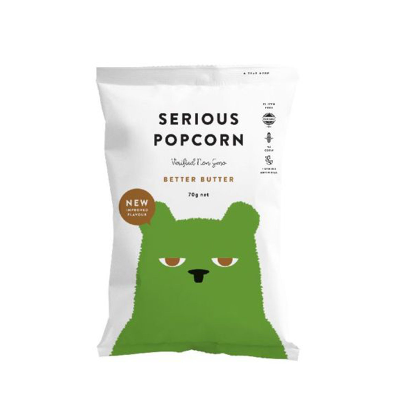 SERIOUS FOOD CO. BETTER BUTTER POPCORN (70g)