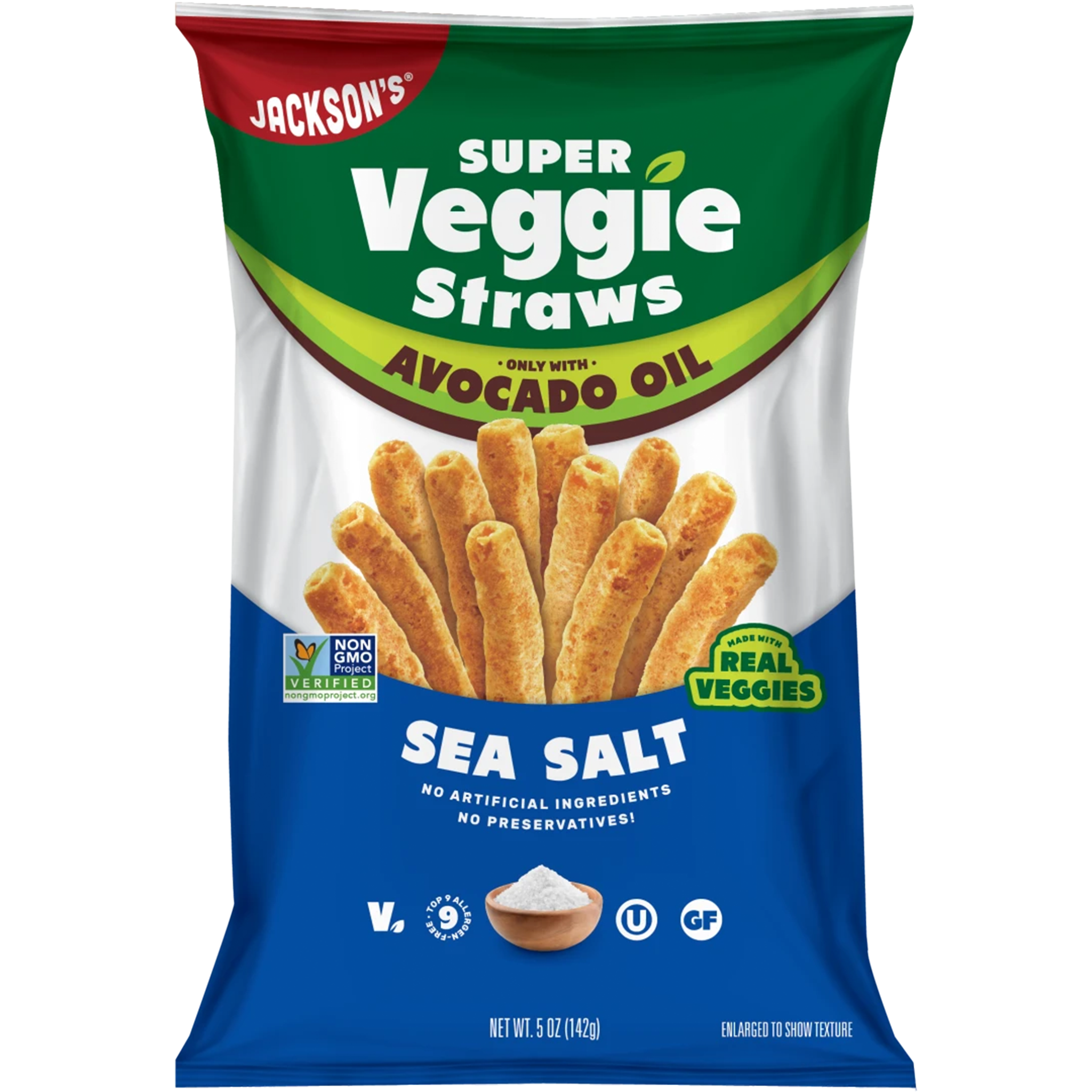 JACKSON'S SEA SALT VEGGIE STRAWS (142g)