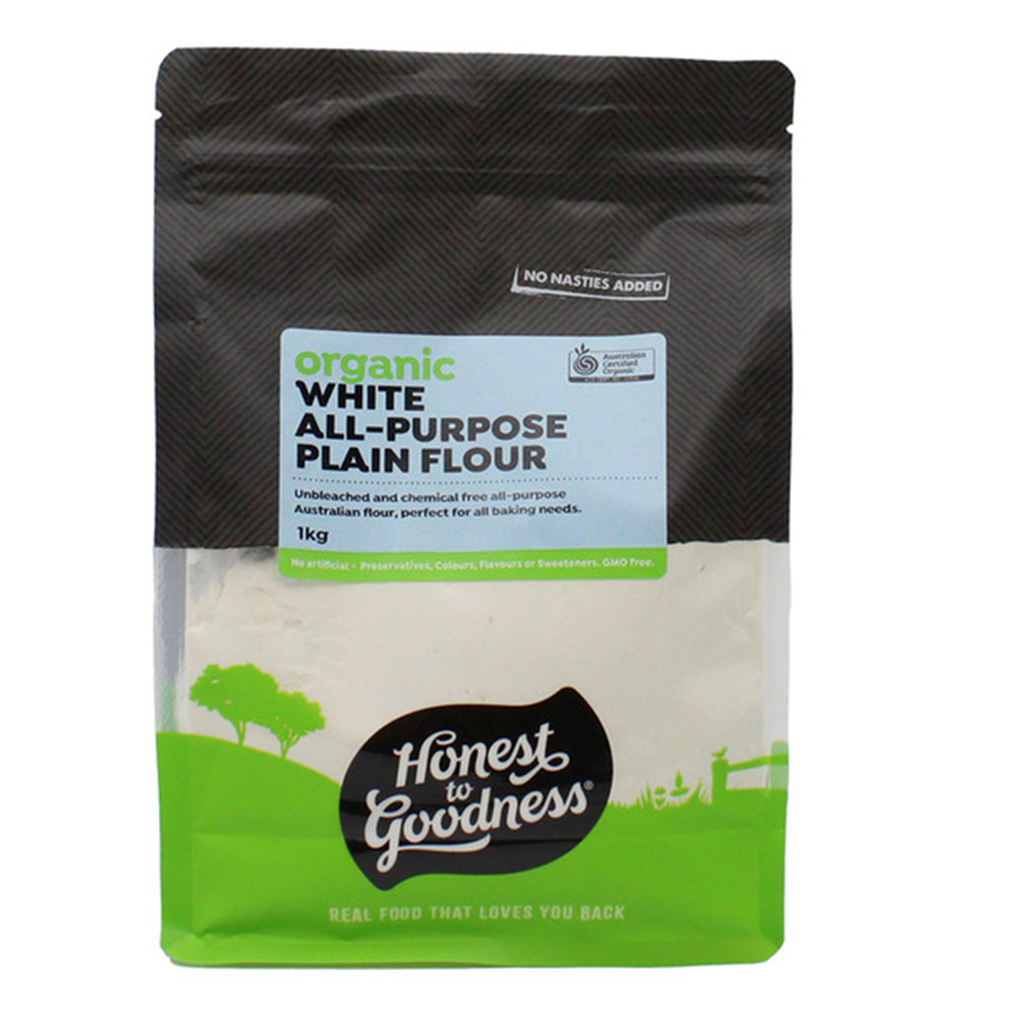 HONEST TO GOODNESS ORGANIC UNBLEACHED WHITE ALL-PURPOSE FLOUR (1KG)