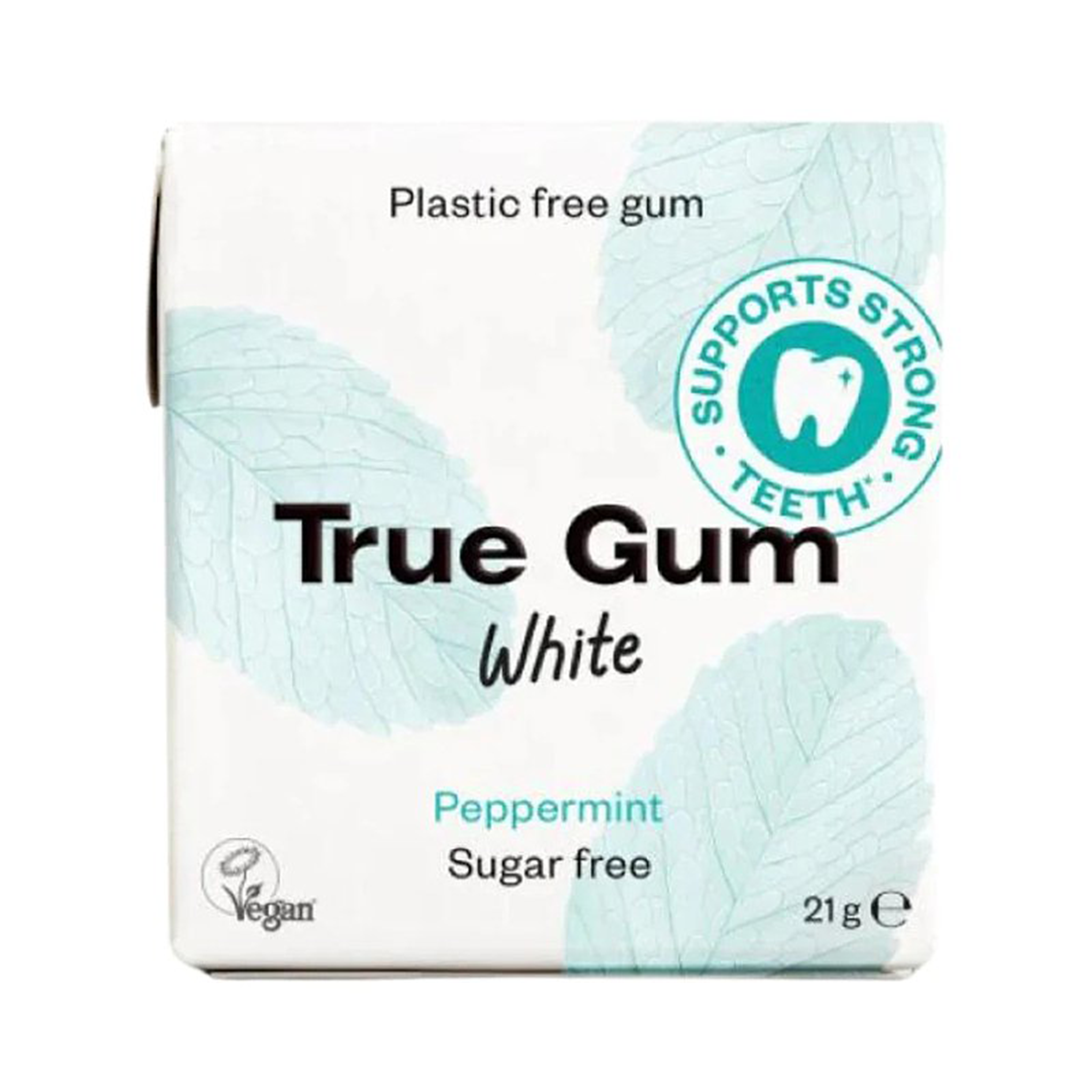 TRUE GUM WHITE PEPPERMINT (21g)